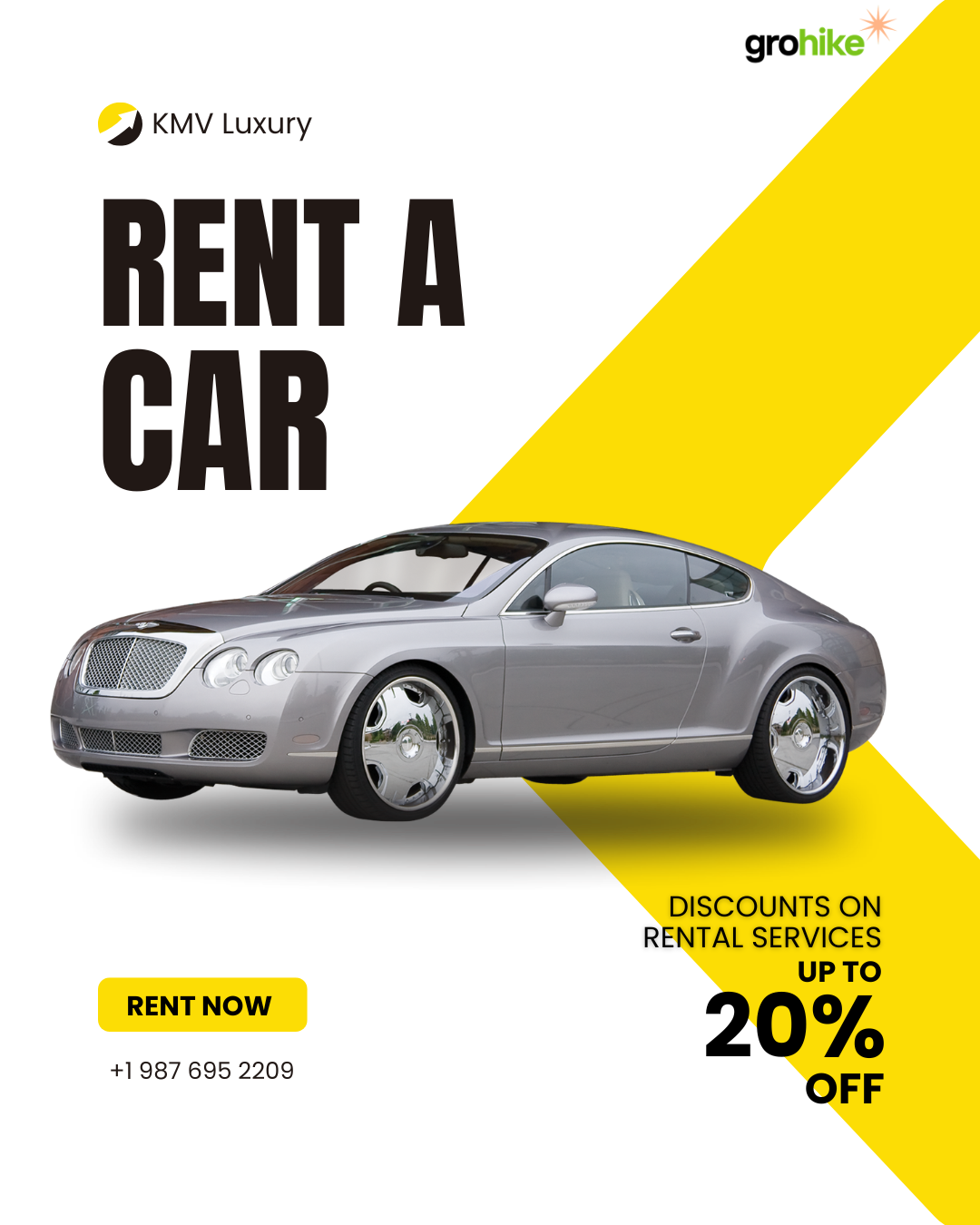 Bentley Continental promotional creative